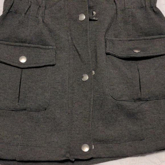 Yoki jacket - military style - gray- trendy! - Picture 3 of 6